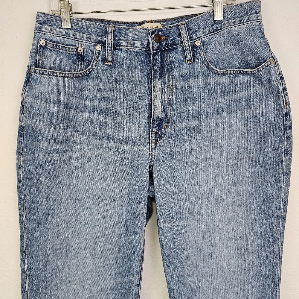 Madewell The Slouchy Boyjean High Rise Relaxed Jeans Rubyvale Wash Sz 32 EUC - Picture 5 of 12